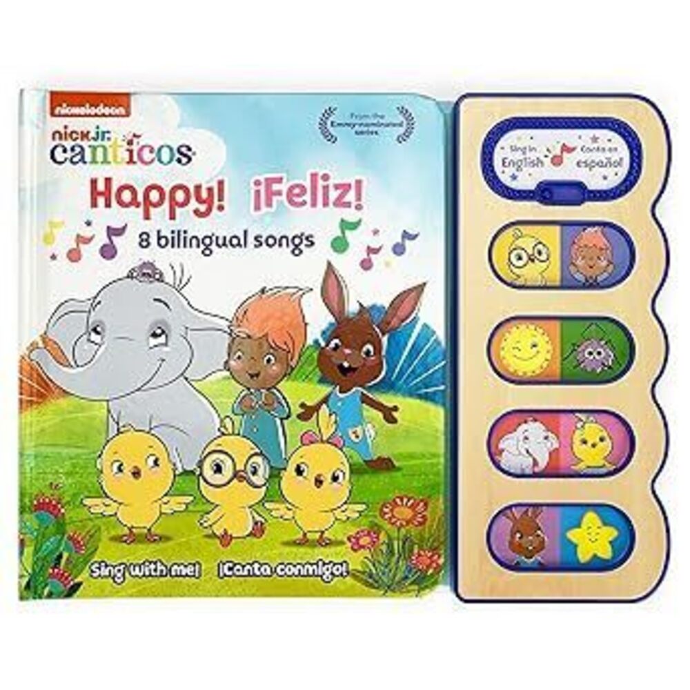 Canticos Happy! ¡Feliz! 8 Bilingual Songs (English And Spanish Edition) (Nick